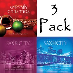 3 CD Pack “Smooth Christmas” + “Sax In The City 1” + “Sax In The City 2”